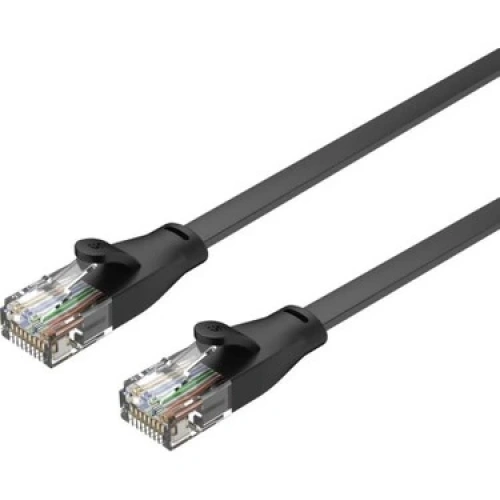 Cable Unitek Cat6 Patch 3Mt Flat Black