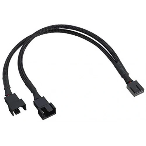 Cable 4 Pin Fan Power Splitter To 1 X 3 Pin + 1 X 4 Pin Power Pin