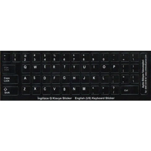 Keyboard Sticker English English Sticker