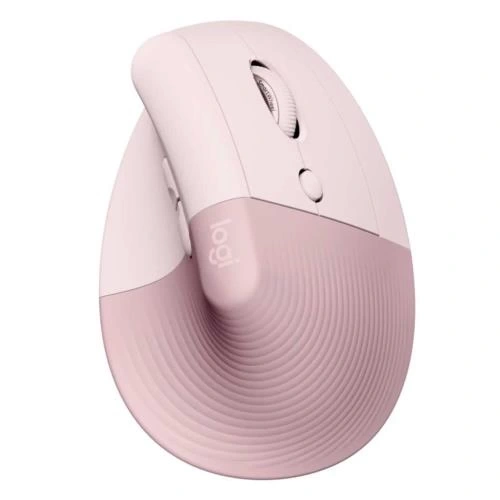 Wireless Mouse Logitech Lift Ergonomic Rose Vertical 910-006478