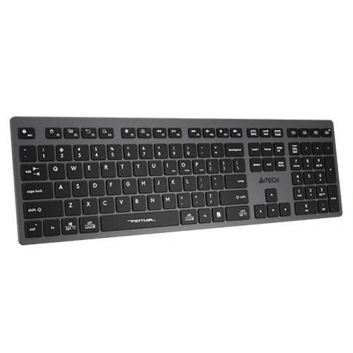 Keyboard A4Tech Fbx50C Gray Bluetooth + 2.4G Fn-Mm-Charging Keyboard Tr Layou