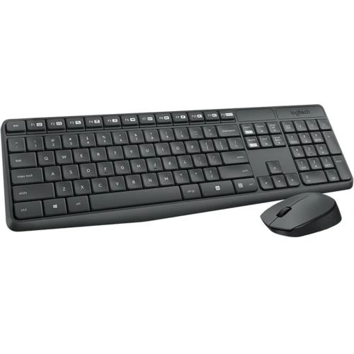 Wireless Keyboard Mouse Logitech MK235 920-007948 Russian Layout