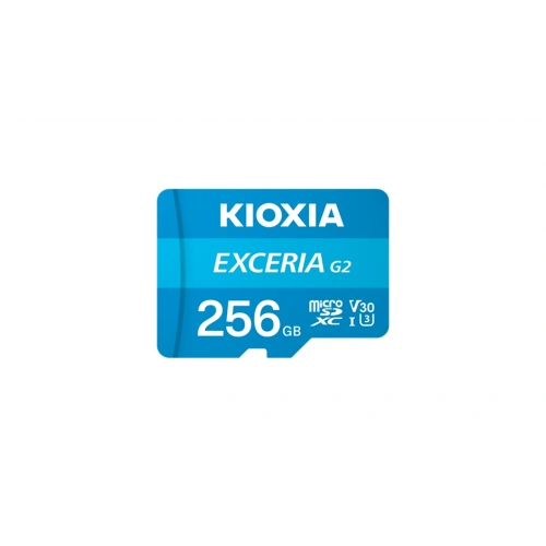 Memory Kioxia 256Gb Micro Sdhc G2 4K 100Mb/S Lmex2L256Gg2 V30 U3