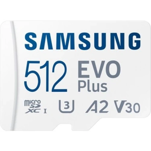 SAMSUNG 512GB EVO PLUS MICROSD MB-MC512SA U3 A2 V30