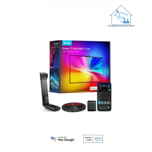 Govee Envisual T3 Lite TV Rear LED Strip Color Ambient Lighting H6