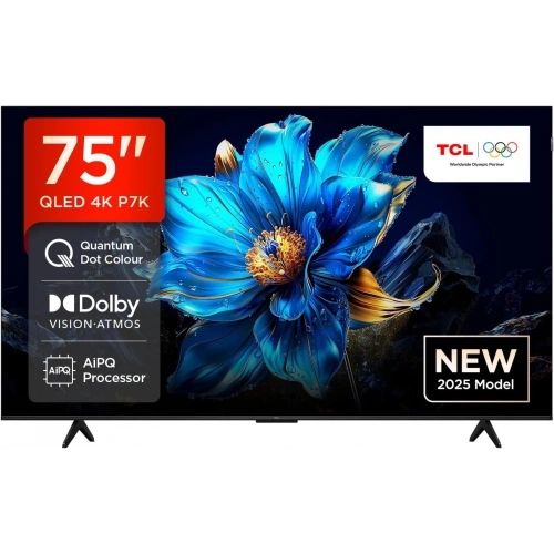 Television TCL 75" 75P7K Qled 4K Quantum Crystal Google TV