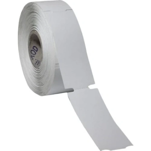 38mm x 100mm Vertical Cardboard Shelf Label 350 Rolls