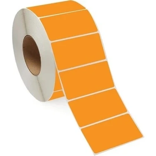 Roll Paper Thermal Label Orange 50mm x 30mm 1000 Pieces