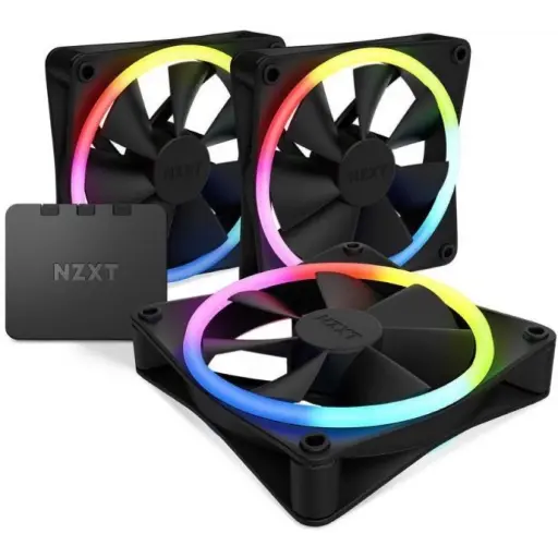 NZXT RF-D12TF-B1 NZXT F120 RGB Duo Black 120MM Fan (Set of 3)