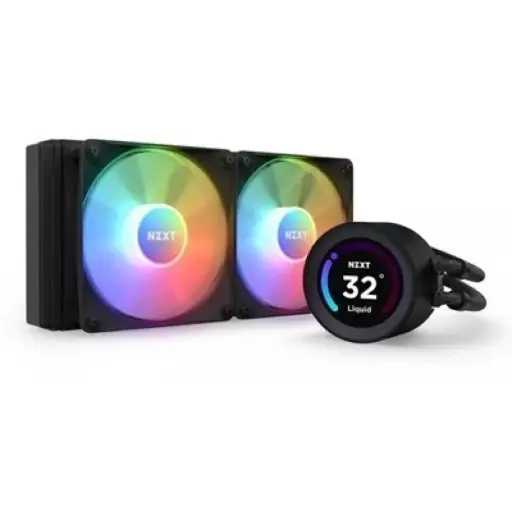 NZXT Kraken Lite Black RGB AIO LCD Display 240mm Liquid Cooler 1700/AM5