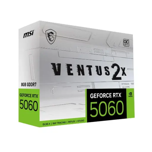 GRAPHICS CARD Msi Geforce Rtx5060 8G Ventus 2X Oc White Gddr7 128Bdx12