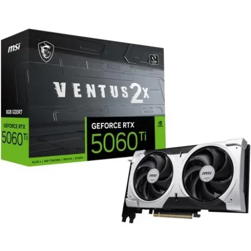 Msi Geforce Rtx5060Ti 8G Ventus 2X Oc Plus 8Gb Gddr7 128Bit Dx12