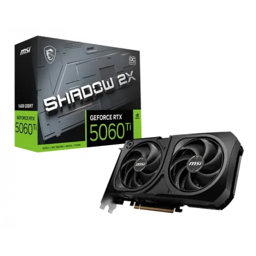 GRAPHICS CARD Msi RTX5060Ti 16GB Shadow 2X OC Plus GDDR7 128Bit DX12