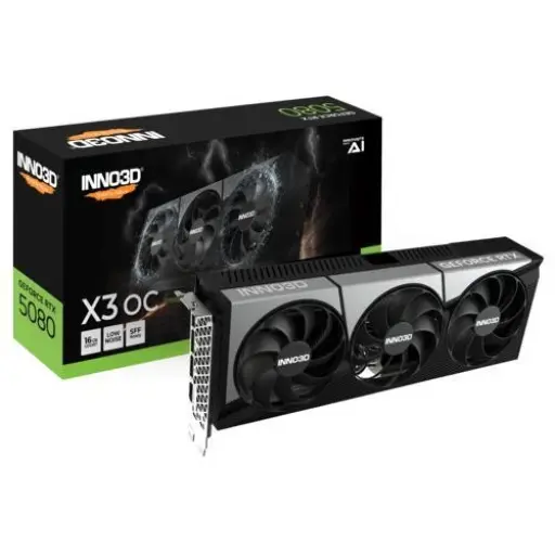 GRAPHICS CARD Inno3D RTX5080 x3 OC 16GB 256Bit GDDR7