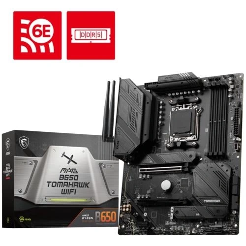 MOTHERBOARD Msı Mag B650 Tomahawk Wıfı Ddr5 S+V+Gl Am5 (Atx)