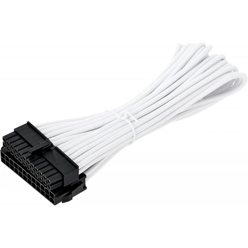 Cable 24 Pin CPU Power White Extension 30 Cm