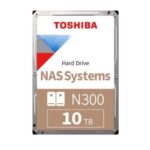 HDD TOSHIBA 3.5" 10TB N300 256MB 7200RPM HDWG11AUZSVA SATA 3 7/24 NAS