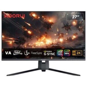 MONITOR KOORUI 27" 27E1QA 144hz 1ms 2560x1440 HDMI+DP GAMING