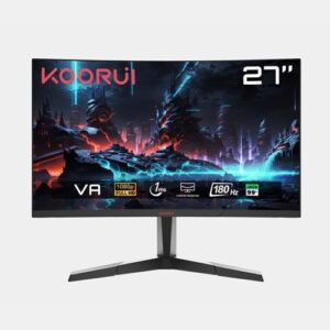 MONITOR KOORUI 27" 27E6CA CURVED 180hz 1ms FHD HDMI+DP GAMING
