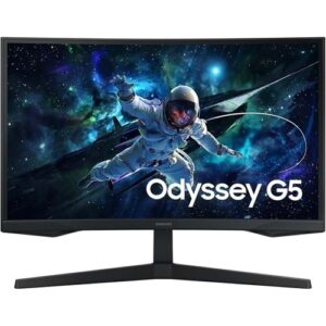 MONITOR SAMSUNG 27” Odyssey G5 LS27CG552EUXUF QHD 165Hz 1ms 2K CURVED