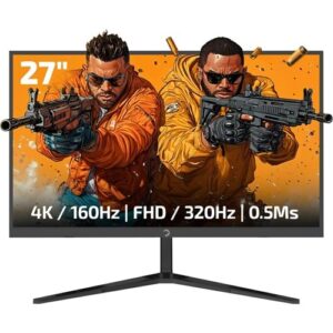 MONITOR GAMEPOWER 27" RAPID DUAL (4K 160Hz/FHD 320Hz) 0.5Ms FLAT