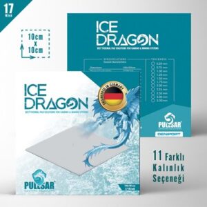 AKSESUAR ICE DRAGON THERMAL PAD 17W/MK 1.0 mm KALINLIK 100X100MM