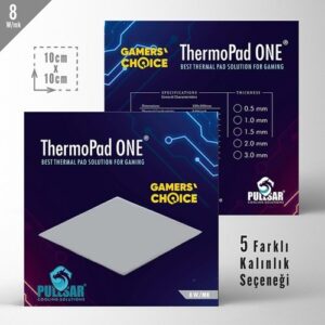 AKSESUAR THERMOPAD THERMAL PAD 8.0W/MK 1.0 mm KALINLIK 100X100MM